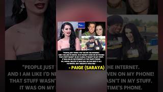 Paige says her ex-boyfriend leaked her private videos and photos on the Internet #paige #saraya #aew