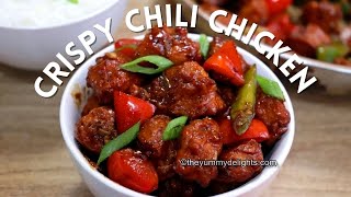 chilli chicken dry recipe | Indo-Chinese chilli chicken | crispy chilli chicken