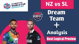 NZ vs SL Dream Team Prediction। 100% Winning Combination। SL vs NZ Dream Team। NZ vs SL Fantasy anal