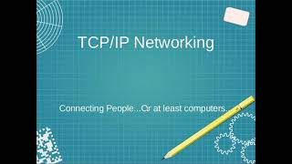 Python Networking - TCP/IP introduction