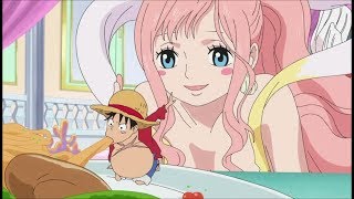 Luffy Eats Shirahoshi's Food!! - One Piece [HD]