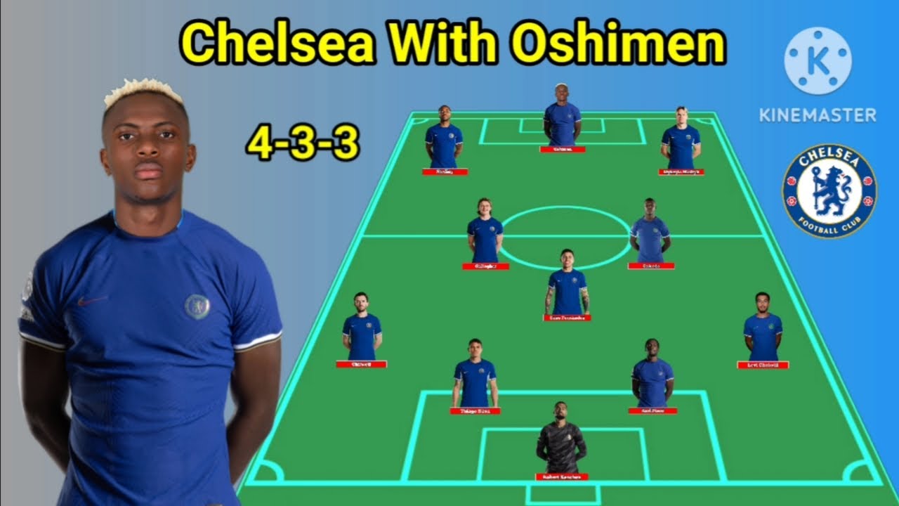 Potential Line Up Chelsea With Oshimen 4-3-3 Formations ~ Transfer ...