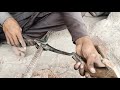 How skilled people sharpe sickle|| sharpen a Hand grass cutter| Sangrities craft