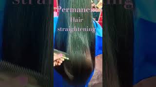 Permanent hair straightening#hair smoothening#hair#hair Care routine#hair highlights #