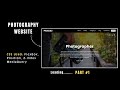 #1- Photography Website Using HTML CSS Step-By-Step, Navbar & Hero Section Design | @webcoding25