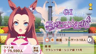 【ウマ娘】連続出走でもプリファイを絡めてくるパワー系ウマ娘