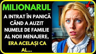 MILIONARUL A INTRAT ÎN PANICĂ CÂND A AUZIT NUMELE DE FAMILIE AL NOII MENAJERE, ERA ACELAȘI CA AL...