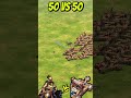 50 Elite Mangudai vs 50 Siege Onagers (AoE2) #Shorts