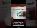 SYARAT MINAH REMPIT AWAL 2000 DULU #minahrempit #rempit #motovlog #shortvideo #trending #viralvideo