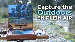 Outdoor Oil Painting - Manaroa Stream | Painting a STUNNING stream, en plein air!