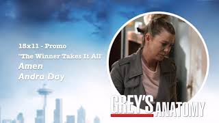 Grey's Anatomy Soundtrack - "Amen" by Andra Day (15x11) - Promo