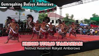 Salah Satu Juara !! Kridho Utomo Tambaksari Ambarawa Live Festival Kesenian Rakyat Ambarawa 2022