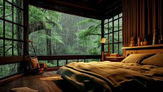 아늑한 침실에서 부드러운 빗소리로 몸을 힐링하세요 - 수면, 공부를 위한 최고의 백색소음 ASMR, Relax, Meditation