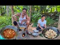 Tripura Traditional Village Cooking Lunch With My Nepali Kumwi | Pork Curry Laifang Gudak & MuiBorok