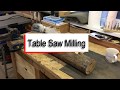 Mill Free Timber from Logs using your Table Saw