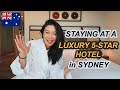 STAYING IN A LUXURY 5 STAR HOTEL IN SYDNEY | AUSTRALIA TRAVEL ACCOMMODATION 2020