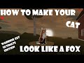 HOW TO MAKE A FOX in WARRIOR CAT ULTIMATE EDITION!!! A Roblox Game!!!!