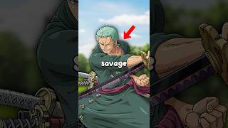 Zoro savage moment 💀