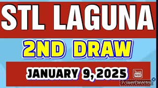 STL LAGUNA RESULT TODAY 2ND DRAW JANUARY 9, 2025  4PM | THURSDAY