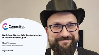 Workshop: Starting Selenium Automation on the modern stack, part 1 | Commited