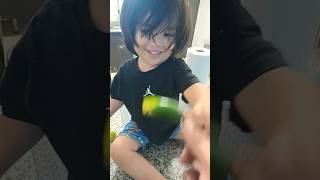 Mexican Toddler eats hot Pepper 🇲🇽#shorts #kid#eating #peppers #mexico