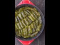 BEST Stuffed Grape Leaves! #shorts #dolmas #mediterraneanfood #mediterraneandiet #grapeleaves