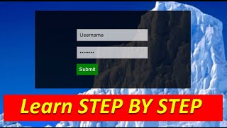 login form in html and css , how to create sign in login form design page in hindi urdu