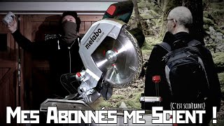 Les Abonnés Financent une Scie à Onglet pour fabriquer des Nichoirs ! METABO KGS 254M Unboxing