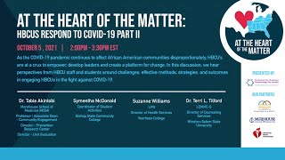 At the Heart of the Matter: HBCUs Respond to COVID-19 Part II