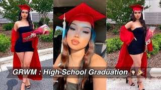 Waking up at 5AM to get ready for my High School Graduation👩🏻‍🎓🎉