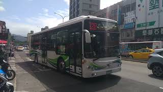 光華巴士 6 2 0 行經兒童新樂園 內湖 南軟 新車上路 金龍電巴 往科學教育館 E A A -028 士林國中 攝