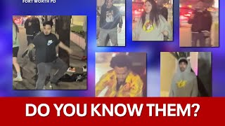 Fort Worth police release photos of suspects in West 7th Entertainment District shooting
