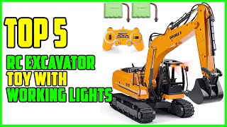 TOP 5 Best RC Excavator Toy with Working Lights 2023