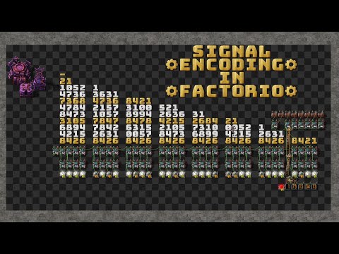 How To Encode And Transmit Signals In Factorio Youtube