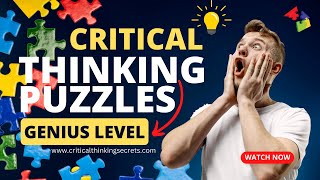 Critical Thinking Puzzles for Adults #puzzles #criticalthinking