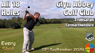 Glyn Abbey Golf Club Vlog. Every shot from 18 holes round a rolling West Wales Golf Course