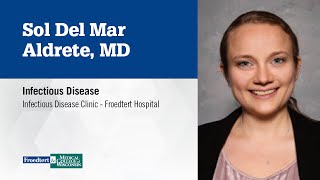 Dr. Sol Del Mar Aldrete, infectious disease specialist