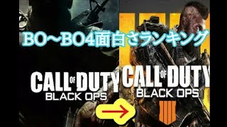 俺がプレイしたCOD面白かったランキング！！皆は何が好き？？？