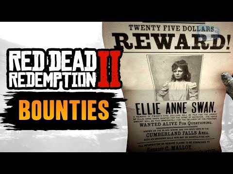 Red Dead Redemption 2 All Bounties [RDR2 Bounty Hunter]