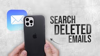 How to Search for Deleted Emails on iPhone (tutorial)