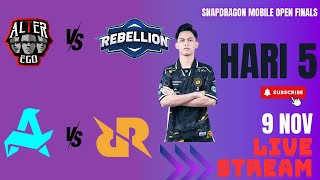 🔴 RRQ HOSHI VS AURORA PH Snapdragon Mobile Open Finals| Hari 5