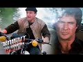 KITT Chases Down a Motorcycle Assassin | Knight Rider