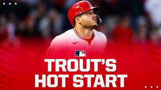 Highlights from Mike Trout's HOT start to 2024 (7 homers already!)