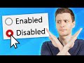 Disable These 3 Windows Settings Now! (For Security)