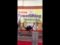 Zest Power Gym: 2012 Asian Junior -- Regie 105kg Bench Press