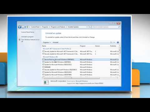 How to uninstall Windows® 7 Service Pack 1? How to uninstall Windows® 7 Service Pack 1?