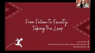 AAR Grand Rounds: From Fellow to Faculty – Taking the Leap