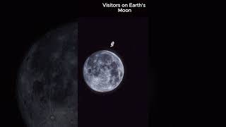 Visitors Seen on Earth's Moon | #space#videos#astronomy | A Strange UFO Clearly Sighted on the Moon