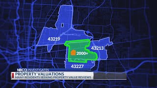 Which areas of Franklin County successfully appealed rising property values