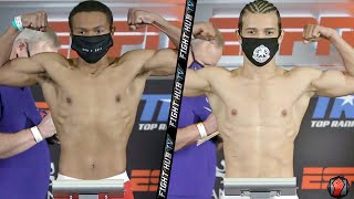 MARTINIO JULES VS. ALEEM JUMAKHONOV - FULL WEIGH IN AND FACE OFF VIDEO